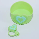 Yeknu  1PC Silicone Heart Straw Covers Reusable Star Straw Toppers Drinking Caps Straws Stopper for Stanley 10mm Tumbler Accessories