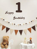 Yeknu  Ins Sle Felt Bunting Outdoor Decoration Birthday Scene Arrangement  Flag String Photoaphy Aosphere Hanging Orna...