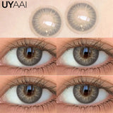 Yeknu  NEW Contact Lenses Beauty Eye Color Lenses Black Lens Fashion Eye Beauty Makeup Lenses Soft and Comfortable Blue Contacts