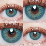 Yeknu  New Color Contact Lenses for Eyes Cosplay Lenses 1 Pair Gray Lenses Natural Look Brown Lenses Fashion Lenses