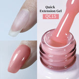 Yeknu  Jelly Transparent Gel Nail Polish Nude Pink  Color UV Soak Off Gel Varnish Jade Nail Art Gel 10ml Design Manicure