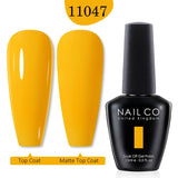 Yeknu  10ml Pearl Shell Color UV Gel Nail Polish Semi Permanent Golden Nail Art Gel Varnish Hybrid Nail Gel Polish Manicure Base
