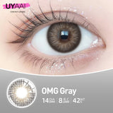 Yeknu  1Pair Fashion Big Lenses Colored Contact Lenses for Eyes Beauty Blue Eyes Lenses Natural Green Brown Grey Lens