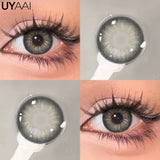 Yeknu  Color Contact Lenses Black Lens For Eye Cosmetic Woman accesories Blue Eyes Contact Makeup Beauty Colorcon Water Light