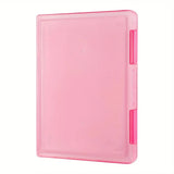 Yeknu  1pc Multi-layer Portable File Box Waterproof Contract Storage Box A4 Plastic PP File Box  Portable Transparent File Box