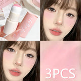 Yeknu  Cloud Soft Matte Blush Stick for a vibrant, brightening, natural bare makeup look, enhancing flawless skin tone
