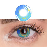 Yeknu  2pcs/Pair Yearly Lenses Anime Soft Lenses Multicolored Lenses Cosplay Gojo Satoru Blue Lenses Hollween Beauty Makeup