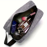 Yeknu  Oxford Cloth Large Capacity Makeup Bag. Travel Storage Bag, Men's Grooming Bag for Business Trips, Multifunctional Storage