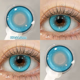 Yeknu   pair New Fashion Cosplay Contact Lenses for Eyes Brown Lenses Myopia Color Contact Lenses Halloween Beauty Blue Lenses