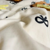 Yeknu Cartoon Animal Embroidery Bedding Set For Adults Kids Cute Flat Fitted Sheet With Pillowcases Washed Cotton Colorful Full Size