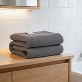 Yeknu  Cotton Honeycomb Towel Blanket 100 Cotton Lightweight Multi Purpose Single Double Bed Summer Comforter Nap Gift Use