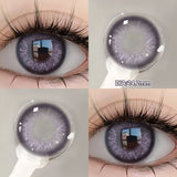 Yeknu  2PCS Silver Knight Contact Lenses for Eyes Rainbow Colored Eye Lenses Beauty Pupils Gradient Contact Lenses Optical Lens