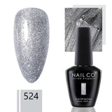 Yeknu  15ml Gel Nail Polish Semipermanente Varnishes Lacquer Esmalte Black White Color UV Lakiery Hybrydowe Vernis Gellak Polish