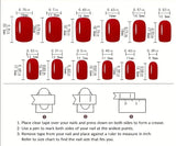 Yeknu  10pcs pure hand pressed short square nail art, beautiful fake nails, dark green glitter gradient, suitable for women to use