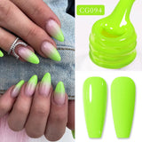 Yeknu  10ml Gold Glitter Gel Nail Polish Crystal Semi Permanent Soak Off UV Gel Varnish Nail Art Manicure Base Top Coat