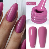Yeknu  10ml Gold Glitter Gel Nail Polish Crystal Semi Permanent Soak Off UV Gel Varnish Nail Art Manicure Base Top Coat