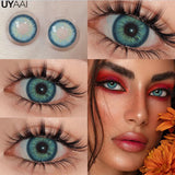 Yeknu  Color Contact Lenses for Eyes Korean Lens Natural Lenses Brown Lenses Blue Eye Contact Brown Big Eyes  Color Lens Eye