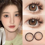 Yeknu  Color Contact Lenses with Diopters Korean Eye Contacts Lenses Colorcon Black Lenses High Quality Natural Optical Lenses