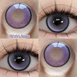 Yeknu  2pcs Myopia Color Contact Lenses for Eyes with Prescription Beauty Pupils Makeup Eye Color Lenses Fashion Blue Lenses