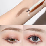 Yeknu  Double-ended fine-tip eyebrow pencil, waterproof, sweat-proof, smudge-proof, non-fading, natural color eyebrow pencil