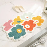 Yeknu  Mat Anti-Slip Water Absorbent Door Mat Home Use Entrance Floor Mat Batoom Carpet Simple Sle hine Wa...