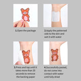 Yeknu  Red Flower Waterproof Temporary Tattoo for Waist and Arm, Long-Lasting, Realistic Fake Tattoo for Men and Women