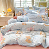 Yeknu Print Quilt Cover Girls Room Bedding Duvet Cover Skin-friendly Comforter Cover funda nordica (Pillowcase Need Order)