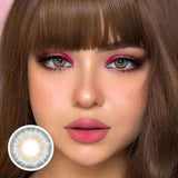 1 Pair Colored Contact Lenses Natural Yearly Lenses Brown Contact Lenses High Quality Natural Lenses for Makeup Lens
