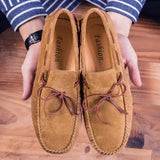 Yeknu   Men Casual Shoes Luxury Brand comfortable Slip on Formal Loafers Men Moccasins Italian Soft Male Driving Shoes