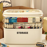 Yeknu  Large Capacity Family Medicine Organizer Storage Box Multifunctional First Aid Kit Pill Container Emergency Pharmacy Box