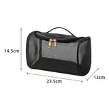 Yeknu  1 Piece Travel Organizer Cosmetic Bag Large Capacity Tote Bag for Travel and Home Storage