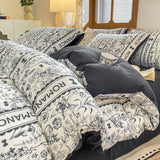 Yeknu  3pcs Duvet Cover Sets Bedding Set 4pcs with Sheet Duvet Cover Pillowcases Single Couple Bedsheet Single Couple Twin Size