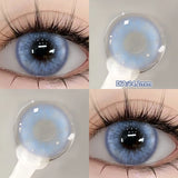 Yeknu  2PCS Silver Knight Contact Lenses for Eyes Rainbow Colored Eye Lenses Beauty Pupils Gradient Contact Lenses Optical Lens