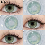 Yeknu  Color Contact Lenses Beauty Green Lens Eyes Color Lens Natual Brown Lens Blue Eyes Contact Makeup Beauty Colored Pupils