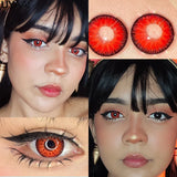 Yeknu  Cosmetics Color Contact Lenses Cosplay Red Color Lens Anime Black Lenses Korean Lenses Grow Eye Big Eye lens Blue Lenses