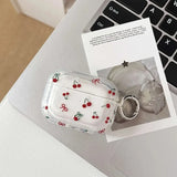 Yeknu  High-Transparency Stereo Concave-Convex Cherry Wireless Earphone Protective Cover