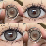 Yeknu  Color Contact Lenses for Eyes Korean Lens Natural Lenses Brown Lenses Blue Eye Contact Brown Big Eyes  Color Lens Eye