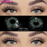 Yeknu  Color Contact Lenses for Eyes Makeup Brown Natural Big Eye Lenses Gray Eye Contact Green Color Lens NEW Cleopatra Series