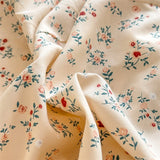Yeknu Elastic Fitted Sheet Floral Style Bedsheet Soft Bed Cover Home Bed Linen Sheets drap de lit (Pillowcase Need Order)