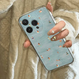 Yeknu Summer Swimming Pattern Phone Case For iPhone 15 14 13 12 11 Pro Max XS XR X 7 8 Plus Soft Clear Shockproof Bumper Back Cover
