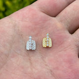 Hip Hop Single Vertical Bar Zircon Teeth Grillz Y2K Vintage CZ Stone Tooth Caps For Women Men Jewelry Dental Grills