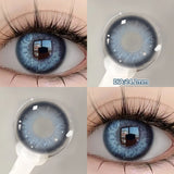 Yeknu  2PCS Silver Knight Contact Lenses for Eyes Rainbow Colored Eye Lenses Beauty Pupils Gradient Contact Lenses Optical Lens