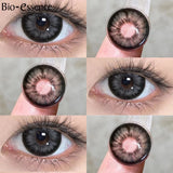 Yeknu  1 Pair Korean Lenses Colored Contact Lenses Y2K Lenses Cosplay Lenses Pink Lenses Green Lenses