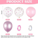 Yeknu  Coquette Birthday Decoration Pink White Bow Latex Balloon Set Foil Bow Balloon Girls Women Pink Bow Party Wedding Decor Supplies