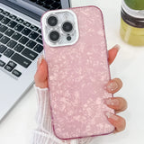 Yeknu  Luxury Shell Pattern Case For Samsung S25 Ultra S25 Plus S25 S24 S24 FE S23 Ultra S24Plus Shiny Glossy Plating Camra Bling Cover