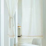 Yeknu  Cry Sle Bedroom Door Curtain f Curtain Privacy Partition Light Filtering Not Transparent for Women's Room