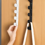 Yeknu  4pcs, 5 hooks storage rack, suitable for bathroom, bedroom and wardrobe storage, practical hooks