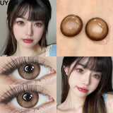 Yeknu  Color Contact Lenses for Eyes Korean Lens Blue Color Lens Brown Big Eye Contacts Lenses Pink Lenses Purple Lenses
