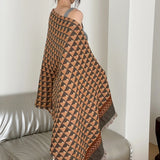Yeknu 2025 new cotton gauze shawl bath towel travel blanket multi-layer gauze multi-functional sofa towel blanket adult