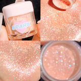 Yeknu  Dream Glitter Highlighter Powder Eyeshadow Makeup Face Brightening Pearl Three-dimensional Highlighter Powder Shimmer Cosmetics